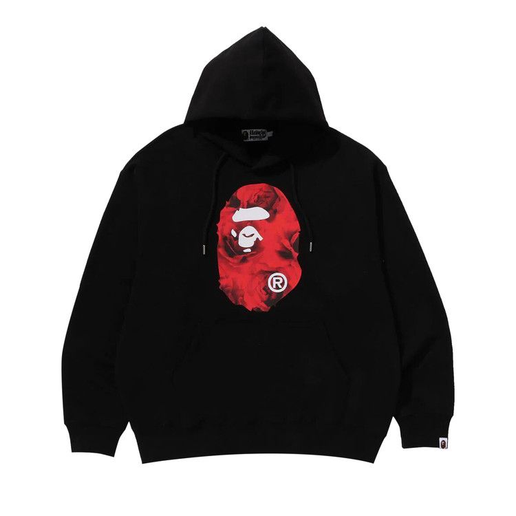 

Худи BAPE Floral Solid Camo Ape Head Relaxed Fit Pullover Hoodie 'Black'