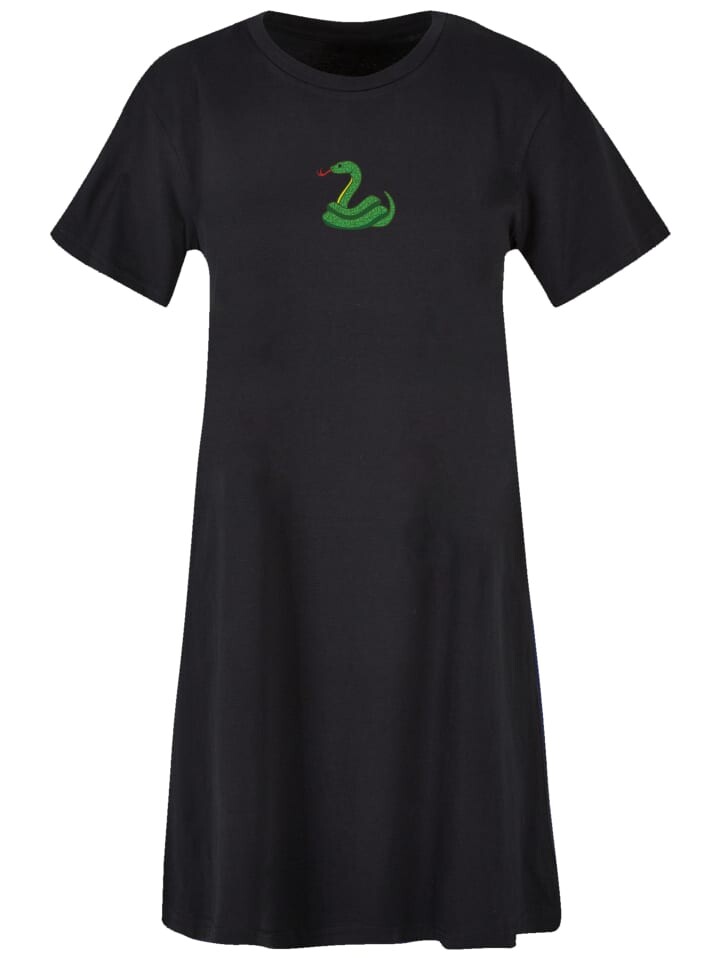 

Футболка emoji couture T-Shirt Kleid Snake sequins, черный