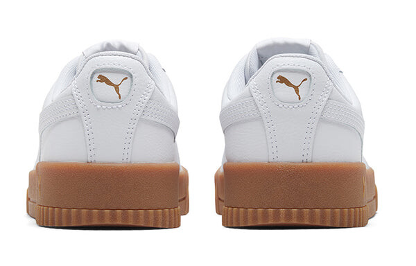 Кроссовки carina leather 'white gum' Puma, белый — фото 4