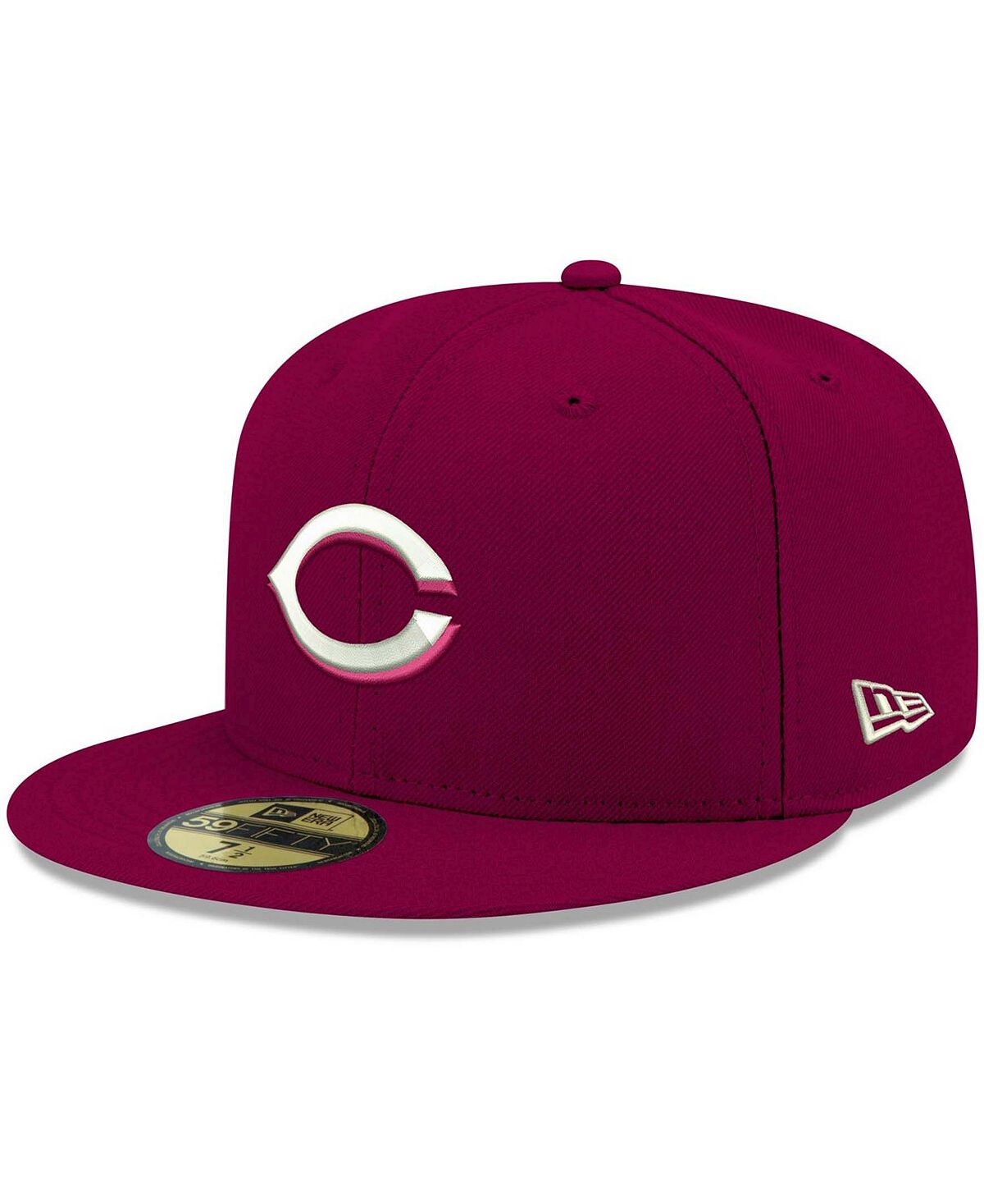 

Мужская приталенная шляпа Cardinal Cincinnati Reds Logo белая 59FIFTY New Era