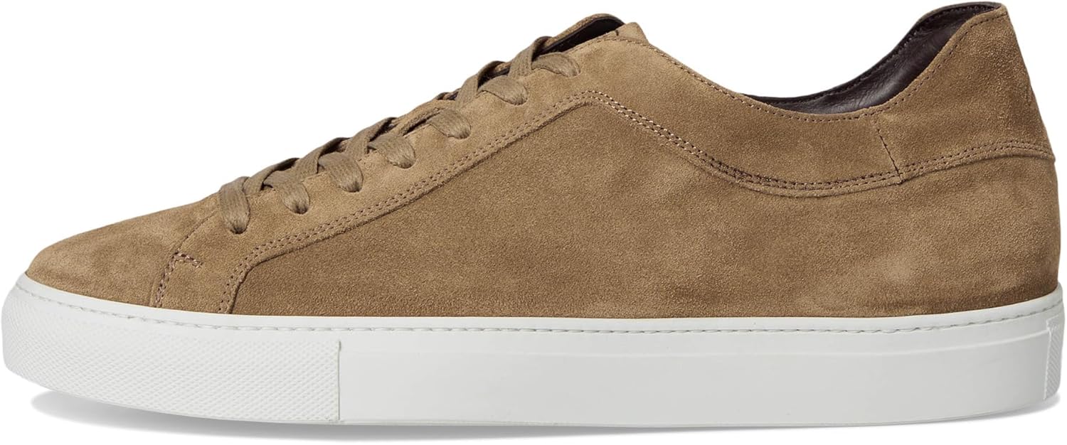 Мужские кроссовки Johnston Murphy Jared с шнуровкой от носка до подошвы Johnston & Murphy, Taupe Italian Suede — фото 4