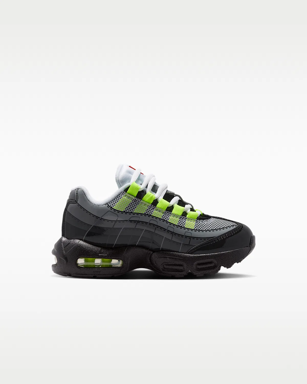 Детские кроссовки Nike Air Max 95 x LEGO® Collection, Black/Dark Smoke Grey/Smoke Grey/Metallic Silver — фото 3