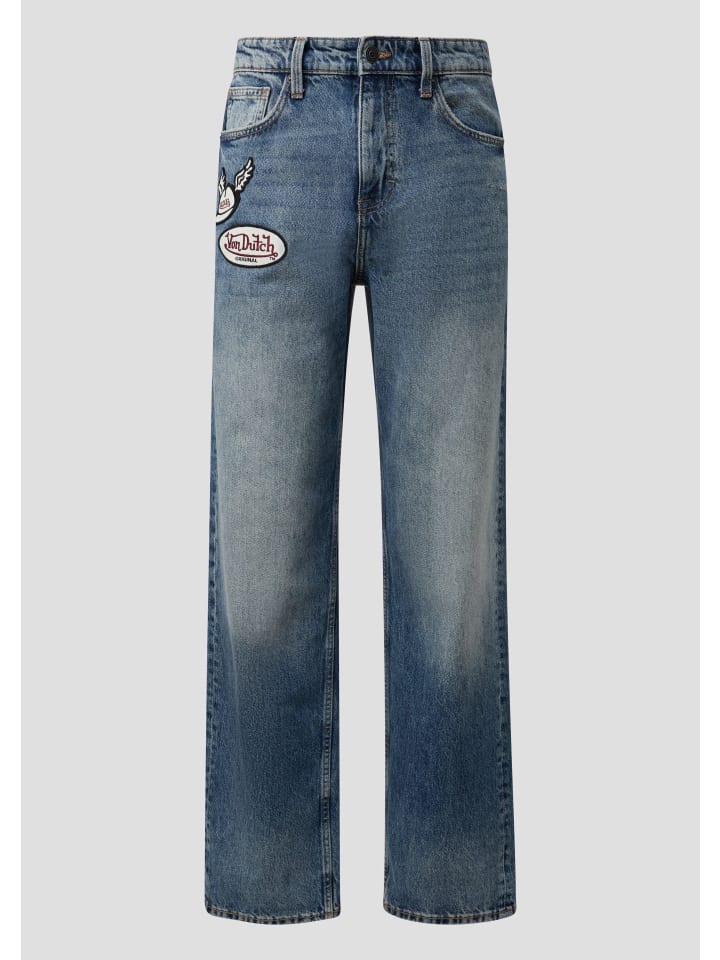 

Тканевые брюки QS, синий