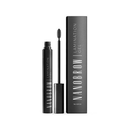 

Черный гель для бровей 2-в-1 для укладки и макияжа, Nanobrow