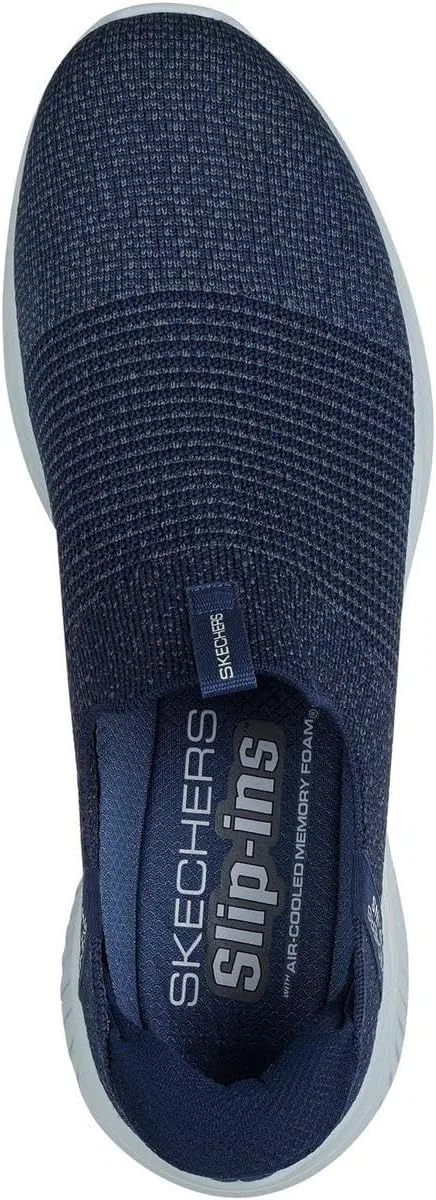 Мужские слипоны Skechers Hands-Free Slip-ins Ultra Flex 3.0-Nezzo, Navy — фото 3