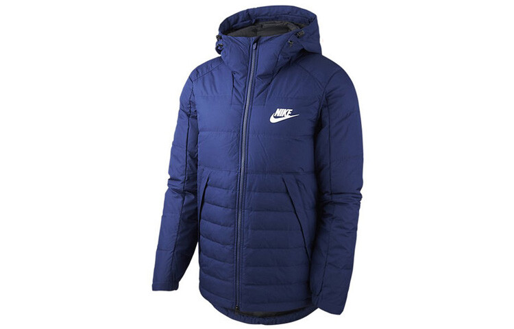 

Пуховик мужской темно-синий Nike, темно-синий