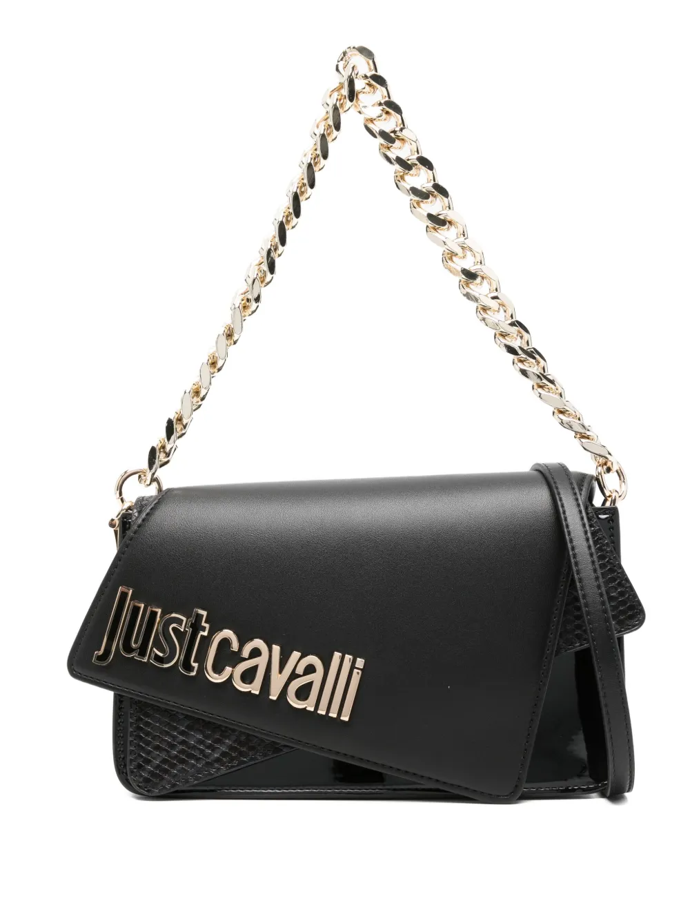

Сумка на плечо с логотипом Just Cavalli, черный
