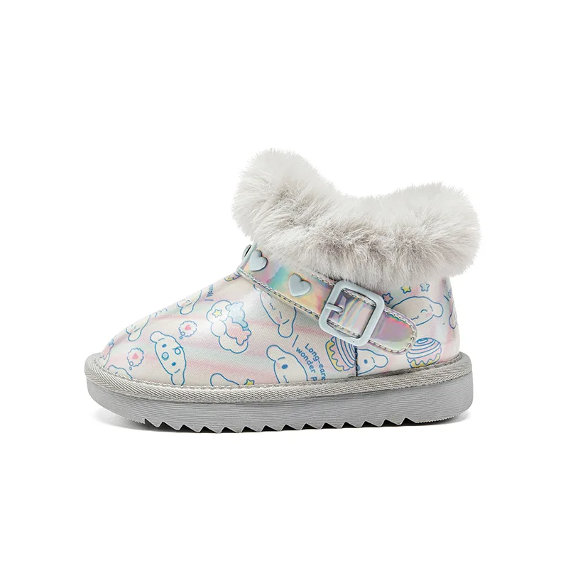 Детские зимние ботинки Hello Kitty с амортизацией и термоизоляцией Sanrio, Big-eared dog - blue