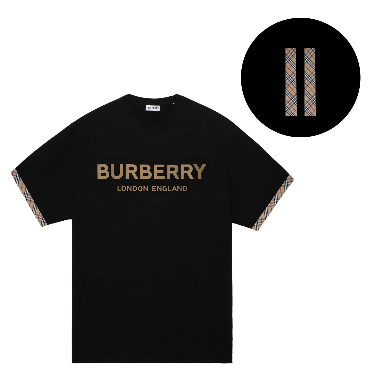 Футболка Burberry Logo, черный — фото 3