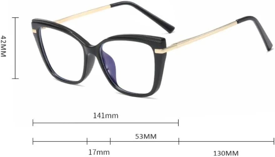 

Солнцезащитные очки с защитой UV400 | Оправа «кошачий глаз», прозрачные линзы | для женщин и мужчин, для занятий спортом на открытом воздухе и вождения DSVIGF, C9