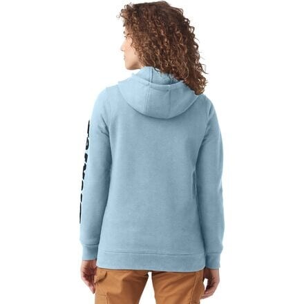 

Тяжелый пуловер с логотипом на рукавах женский Dickies, цвет Clear Blue