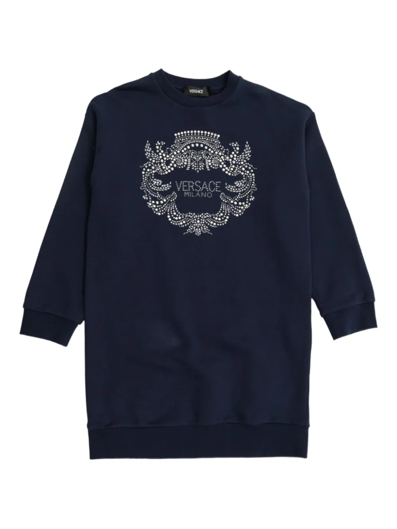 

Платье с логотипом Versace Kids, синий