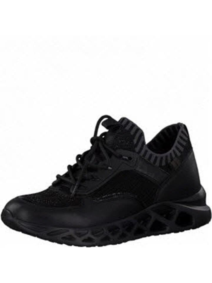Элегантные туфли на шнуровке Jana Damen Woms Lace up, черный