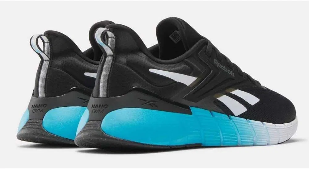 Мужские кроссовки Reebok Nano Gym, Black White Future Cyan — фото 4