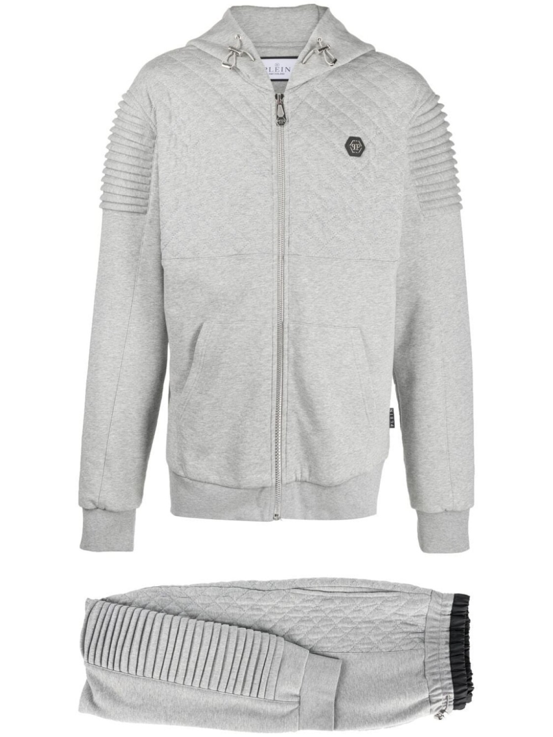 

Philipp Plein стеганый спортивный костюм, серый