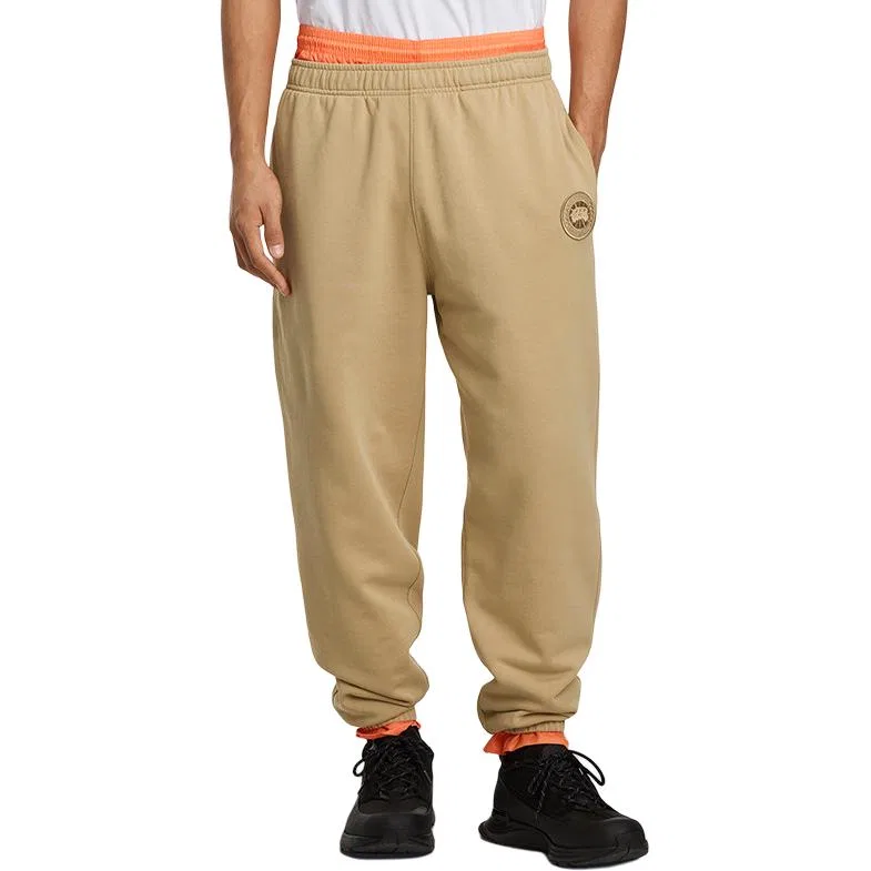 Брюки спортивные трикотажные SS26 Men's Canada Goose, 9844 Beige Apricot Brown — фото 3
