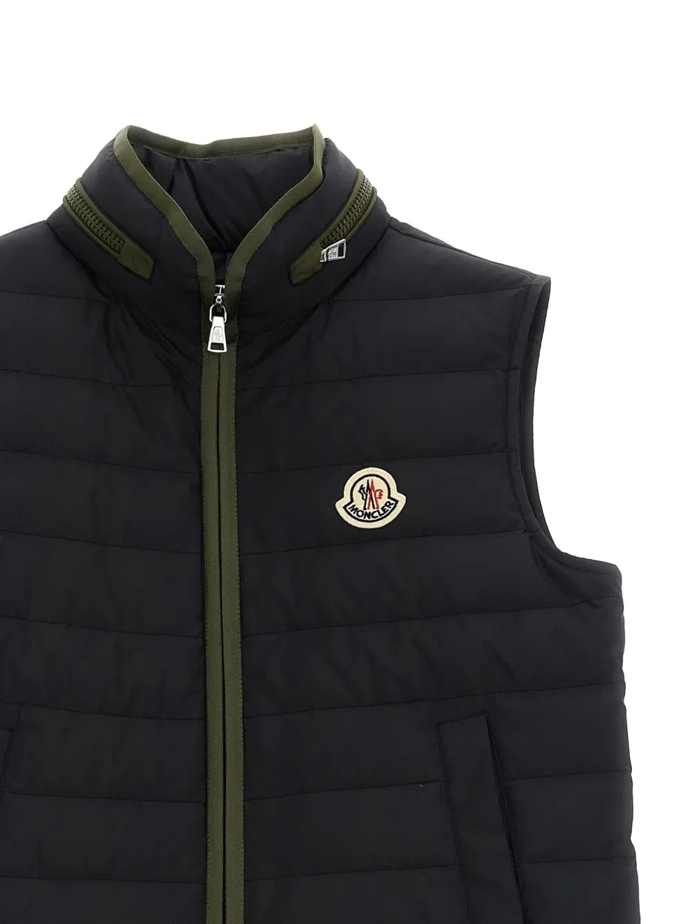 Стеганый жилет Ayten Moncler Enfant, черный — фото 3