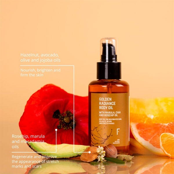 Масло для тела «Золотое сияние» 200 мл Freshly Cosmetics — фото 2