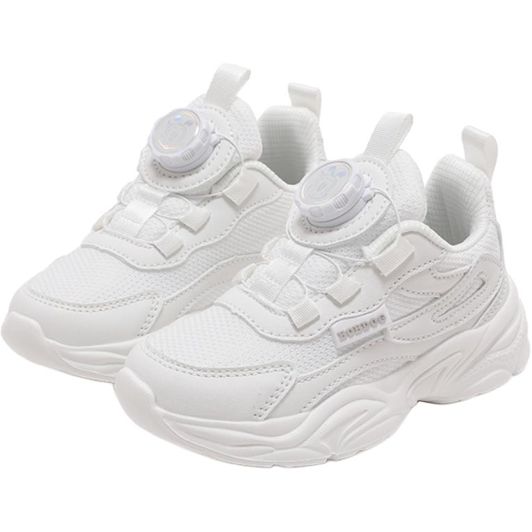 Кроссовки Anti-Slip Wear-Resistant Breathable Lightweight Cushioning Support Low-Top Kids Lifestyle Shoes Kids' BOBDOG, белый — фото 2