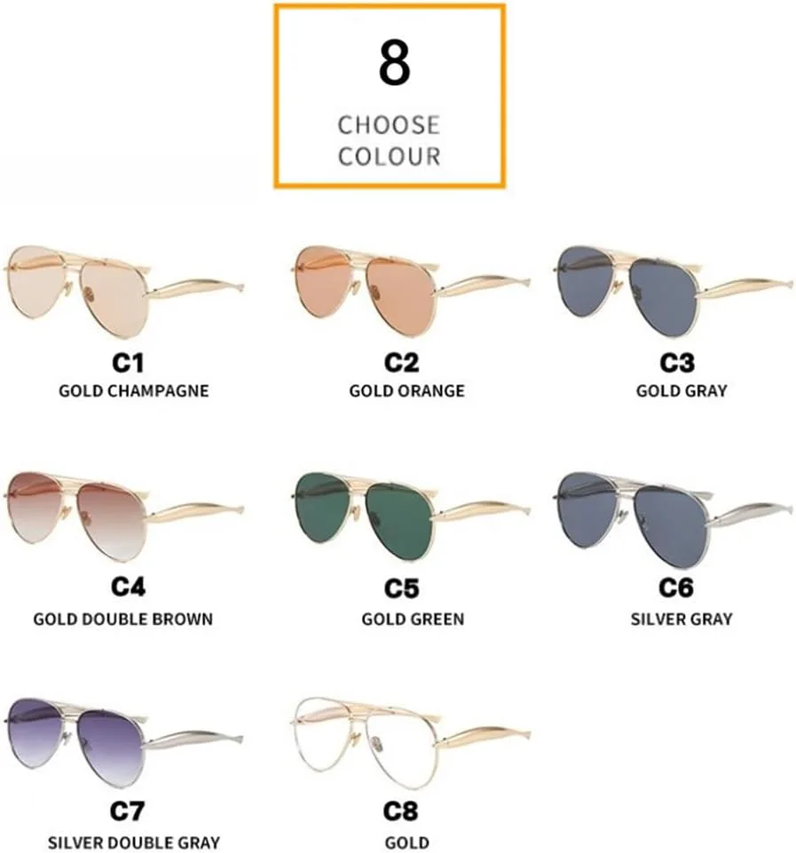 

Солнцезащитные очки UV400 с двойной перемычкой, градиентной расцветкой, для женщин и мужчин, для бега и занятий спортом на открытом воздухе UYPTK, Gold Black