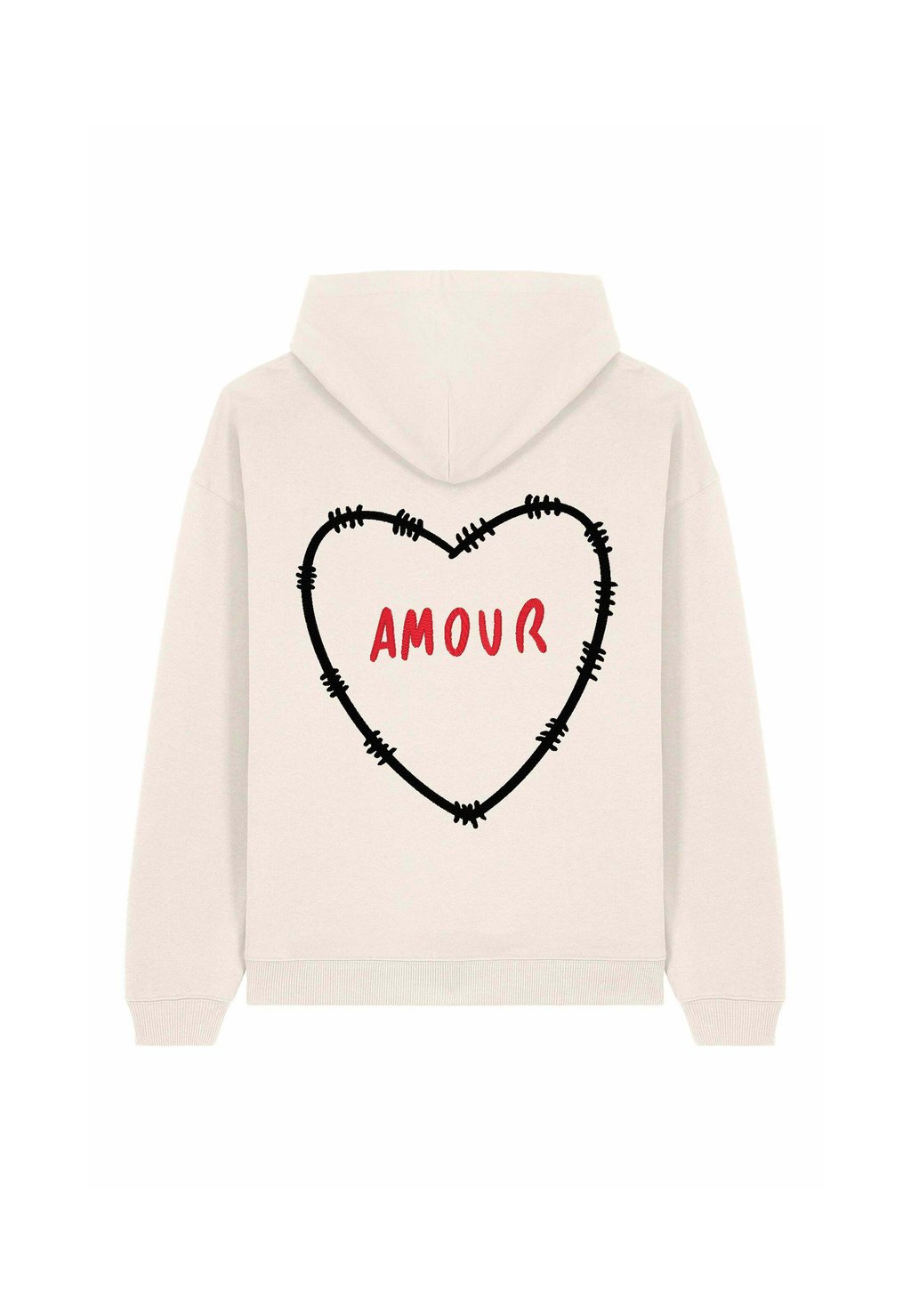 

Толстовка AMOURBROD BACK PRINT UNISEX HEAVYWEIGHT - Hoodie Mira Paris, кремовый