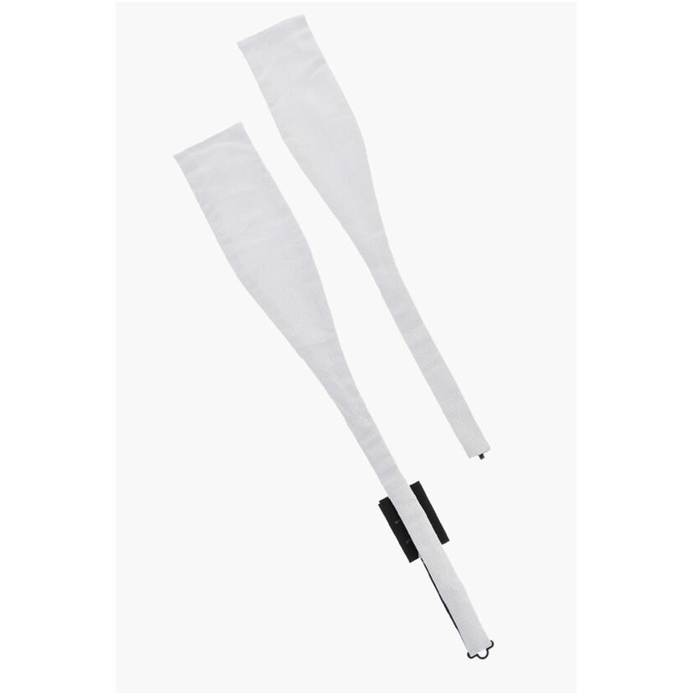 

Галстук-бабочка из жаккардовой шелковой смеси Corneliani, серый