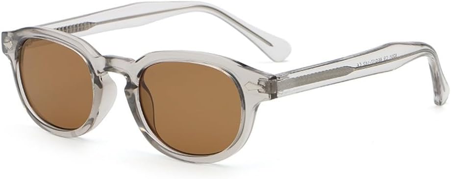 

Ацетатные модные солнцезащитные очки в стиле ретро для женщин, женские солнцезащитные очки для мужчин с защитой от УФ-излучения UV400, коричневые, серые, унисекс WNCKSQ, Grey With Brown