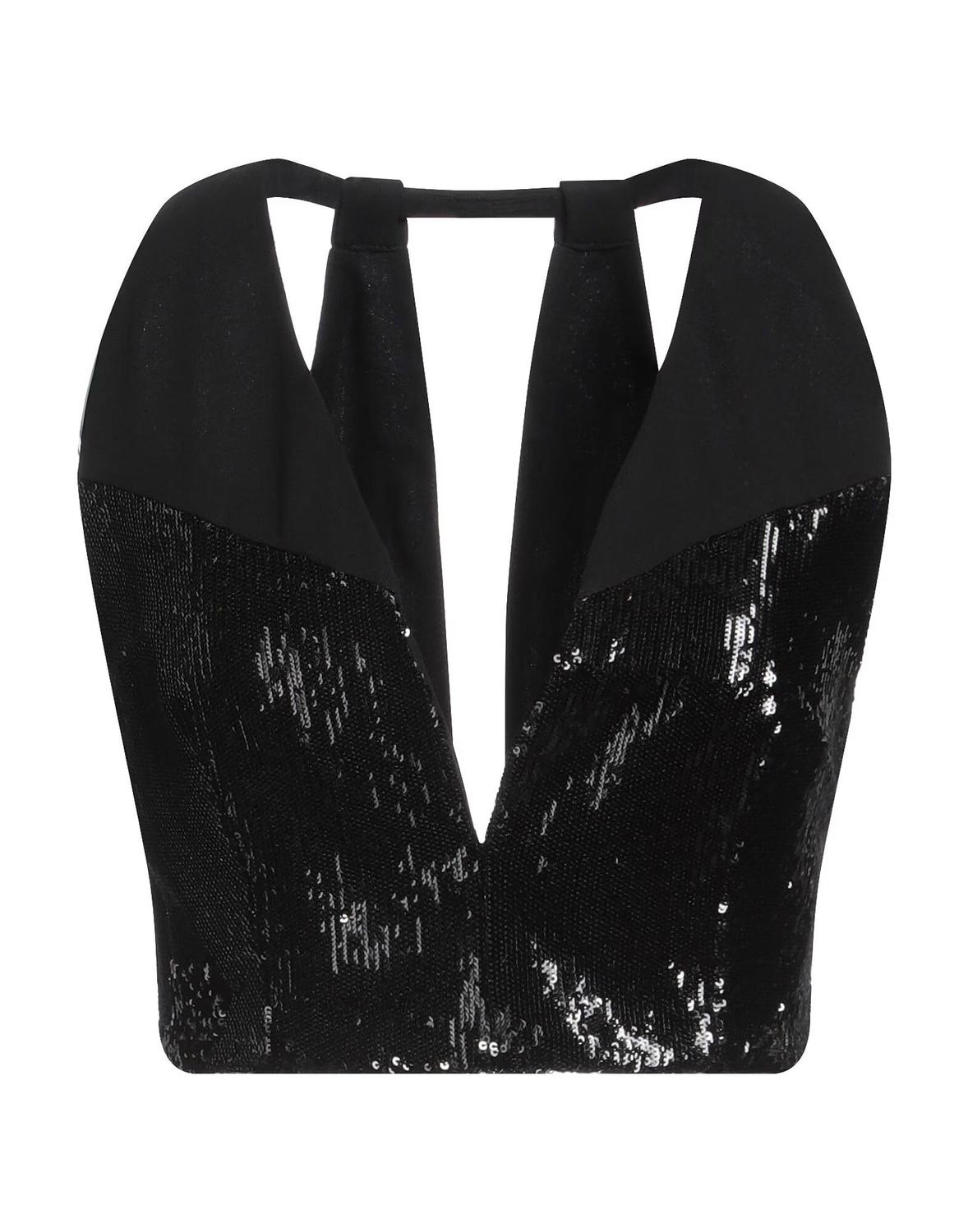 

Кроп-топ Costume National, черный