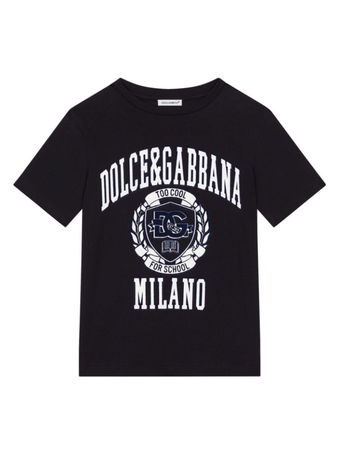 

Dolce & Gabbana Kids футболка с логотипом, черный