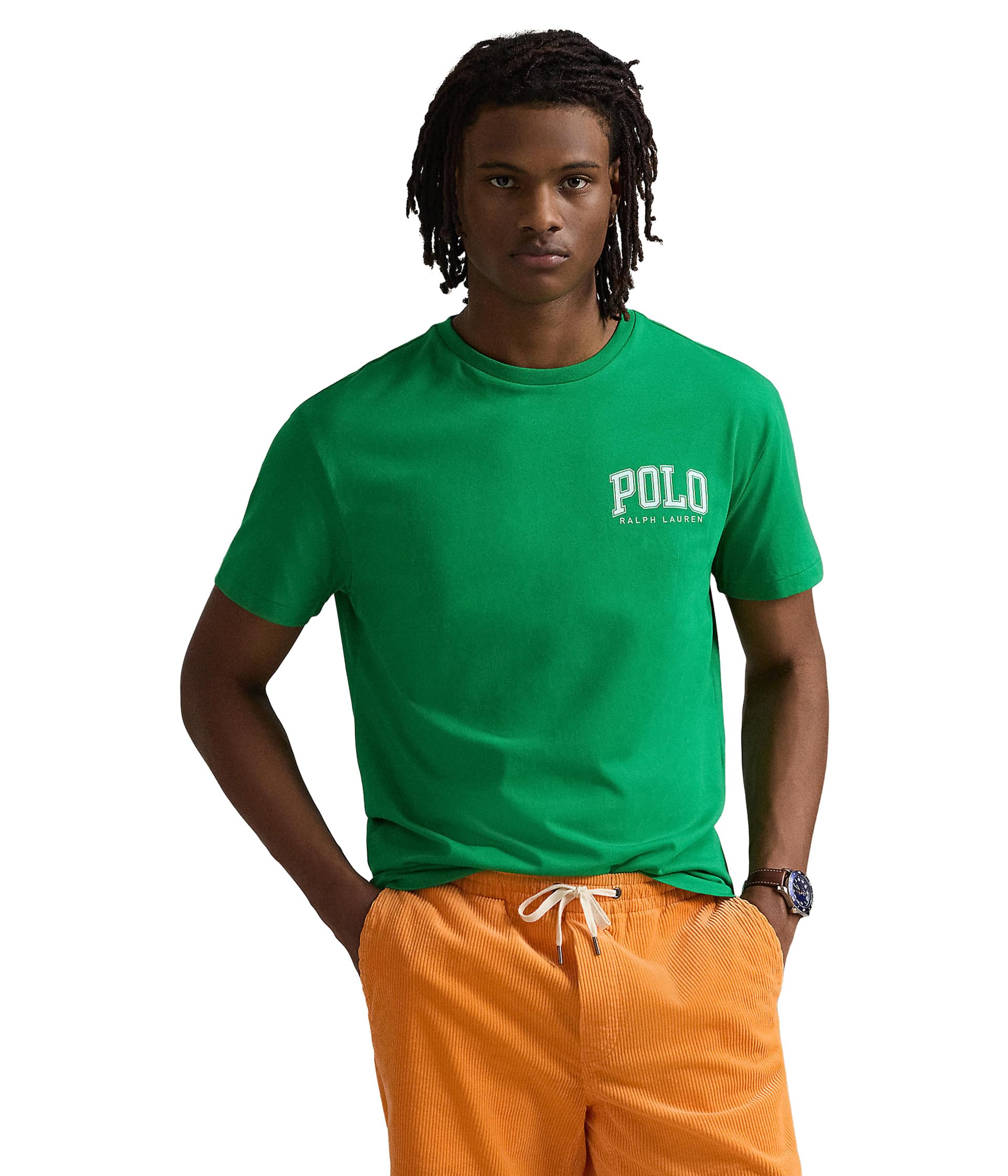 

Футболка Polo Ralph Lauren Classic Fit Logo Jersey T-Shirt, цвет Cruise Green