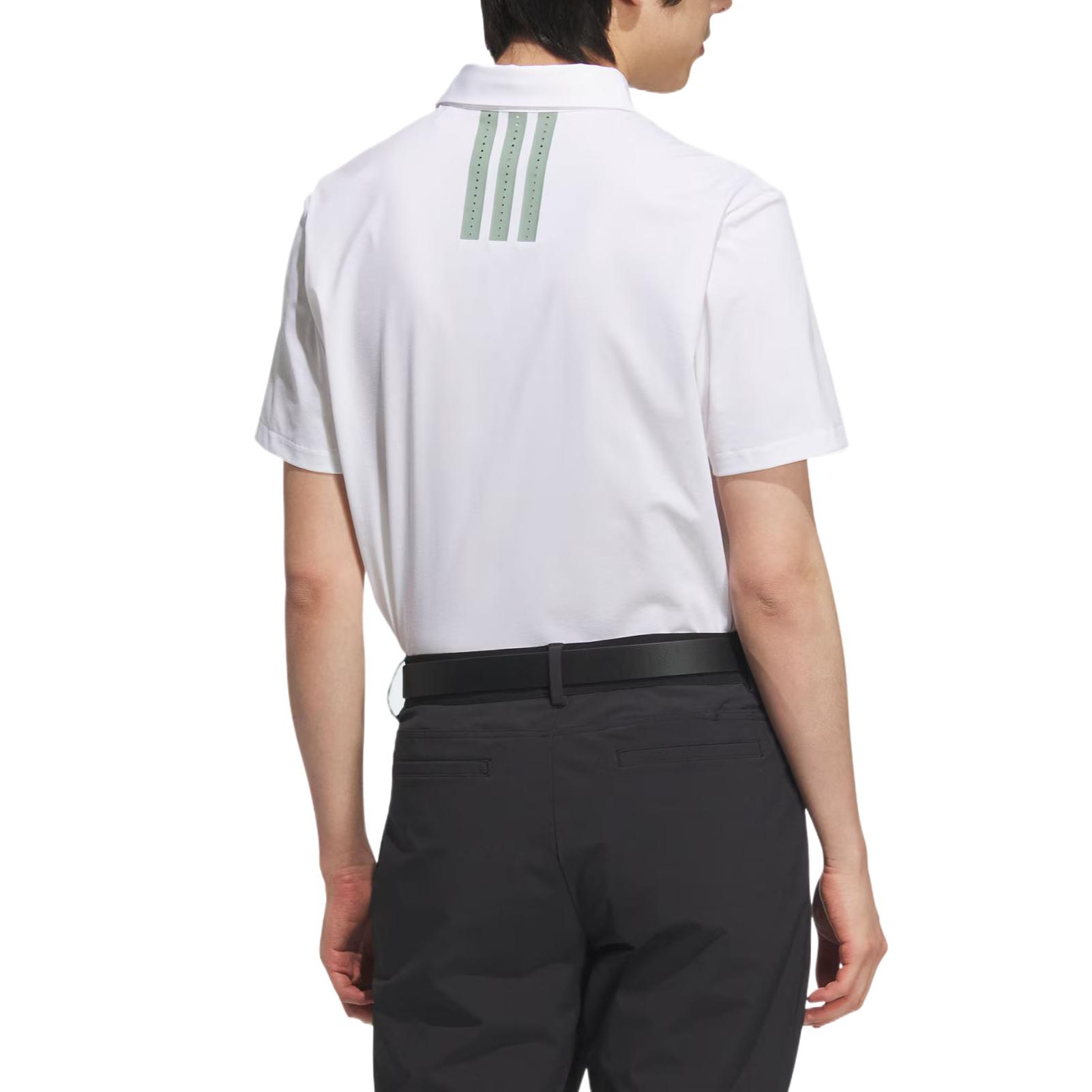 Футболка-поло TwistKnit Pocket мужская Adidas, белый — фото 3