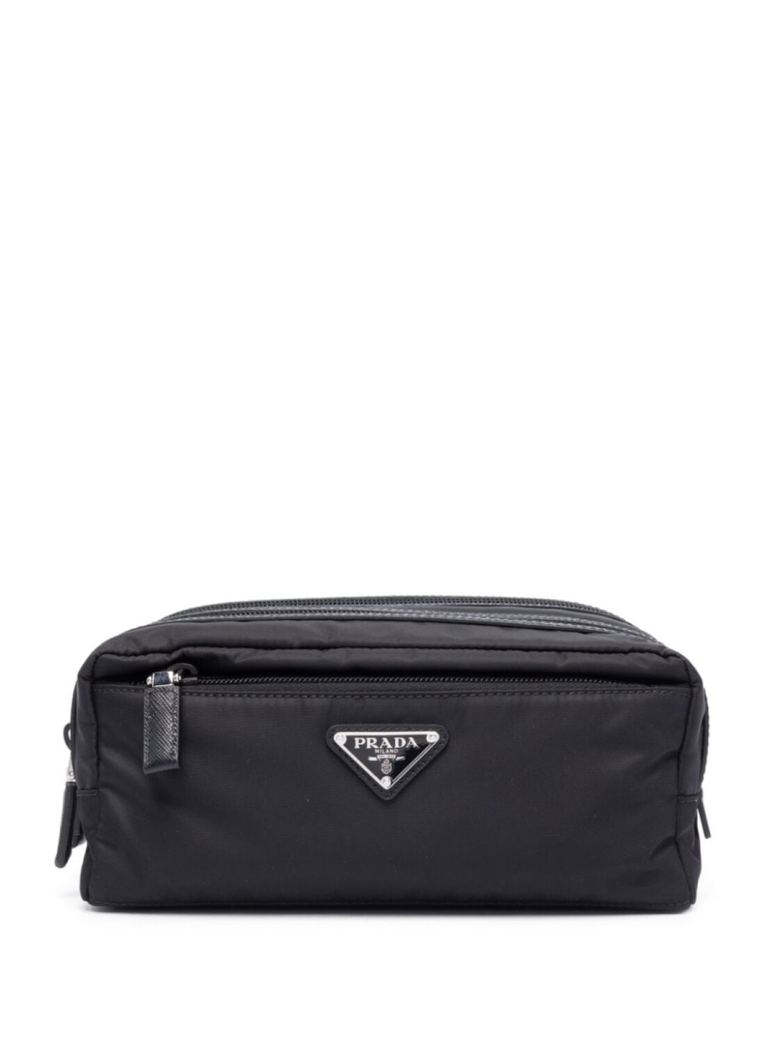 

Prada несессер Re-Nylon с логотипом, черный