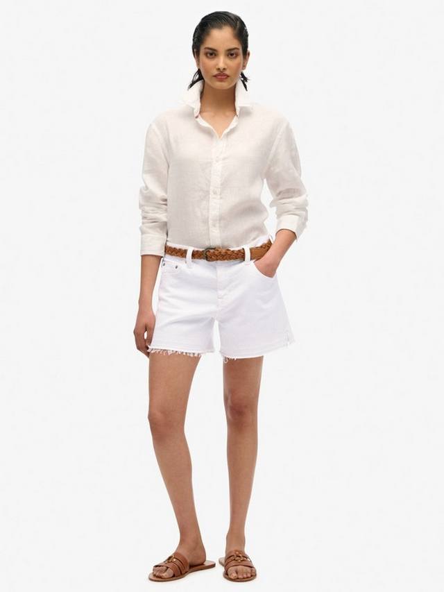 

Шорты джинсовые Mid Rise укороченные Superdry, Optic