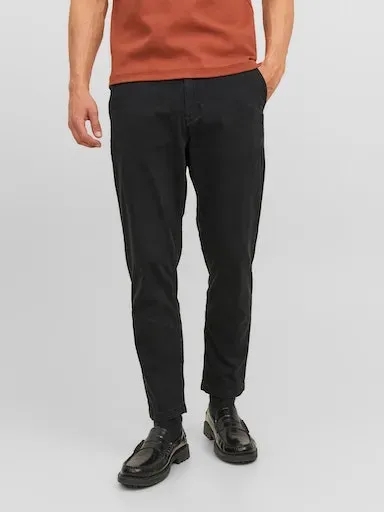 

Брюки-чиносы Jack & Jones "JPSTACE JJHARLOW CHINO NOOS", черный