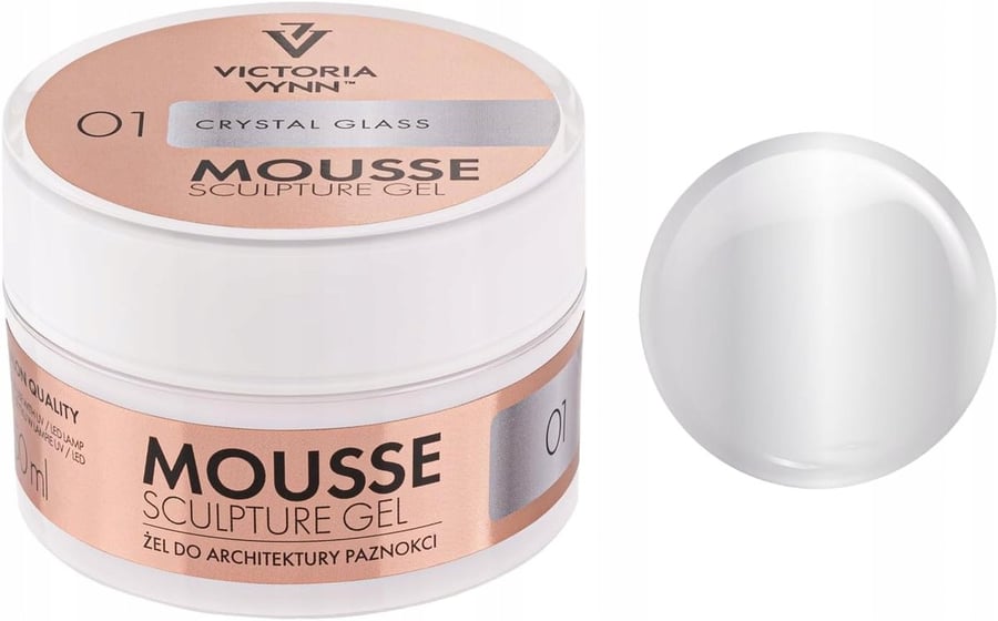 

Victoria Vynn Mousse Gel Builder Gel с тиксотропией 01 Crystal Glass 50 мл