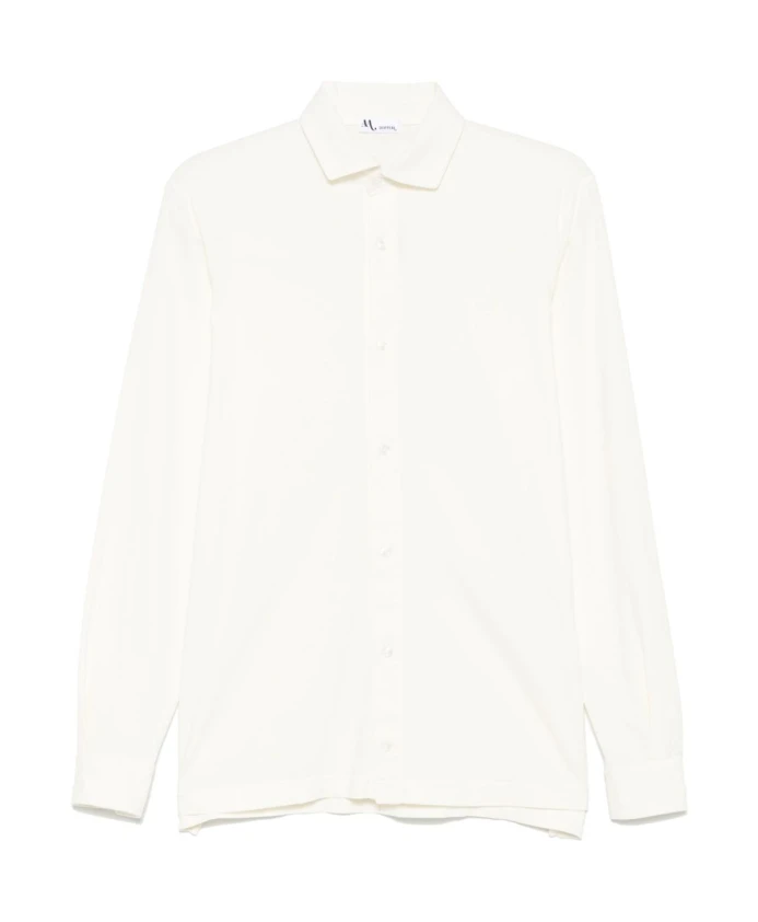 

Классическая рубашка кремового цвета на пуговицах Doppiaa, бежевый