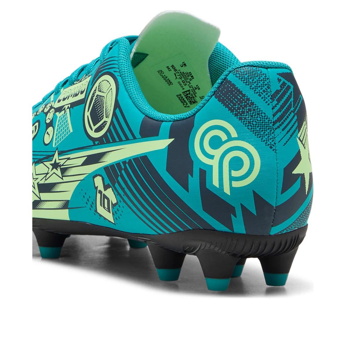 Кроссовки (GS) PUMA Christian Pulisic x Ultra Legacy FG/AG 'Allover Print - Deep Aqua' — фото 4