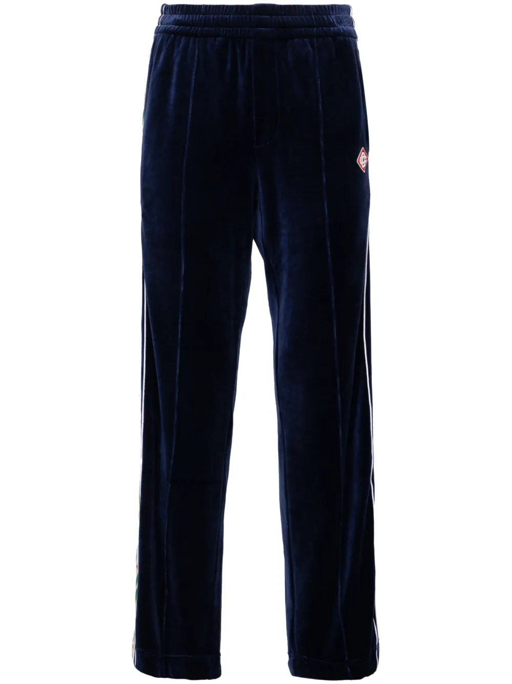 

Бархатные спортивные брюки Heart Monogram CASABLANCA, синий