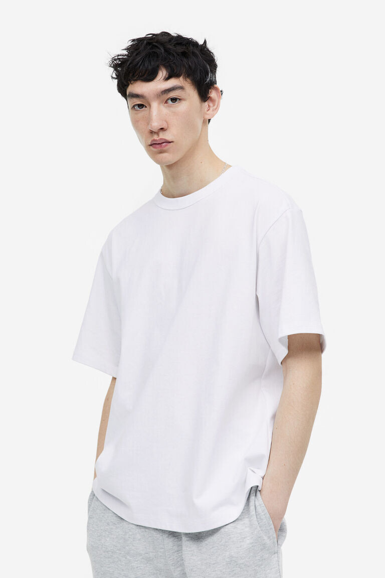 

Футболка свободного кроя coolmax H&M, белый