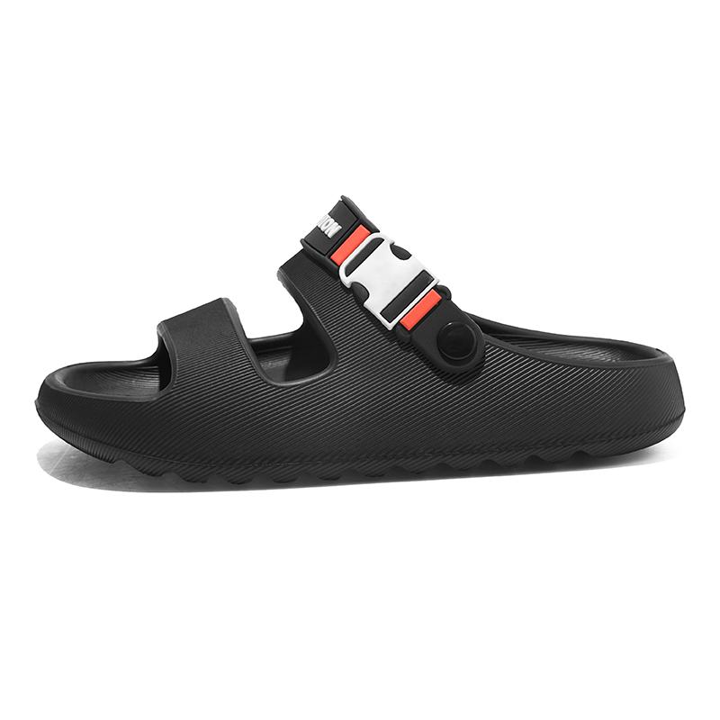 

Eminu Слайдеры мужские черные с оранжевым, цвет Black Orange