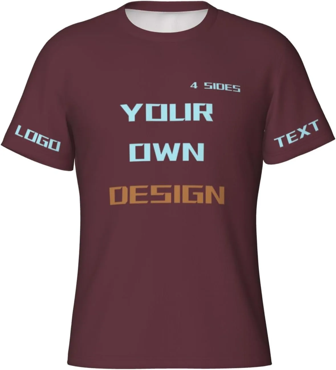 

Футболка Custom с принтом на 4 сторонах