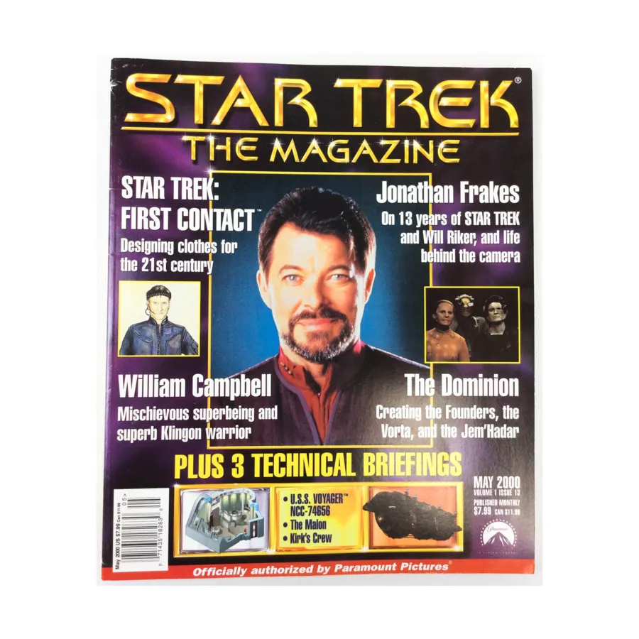 

Журнал Vol. 1, #13 "Star Trek First Contact, Jonathan Frakes Dominion", Star Trek - The Magazine