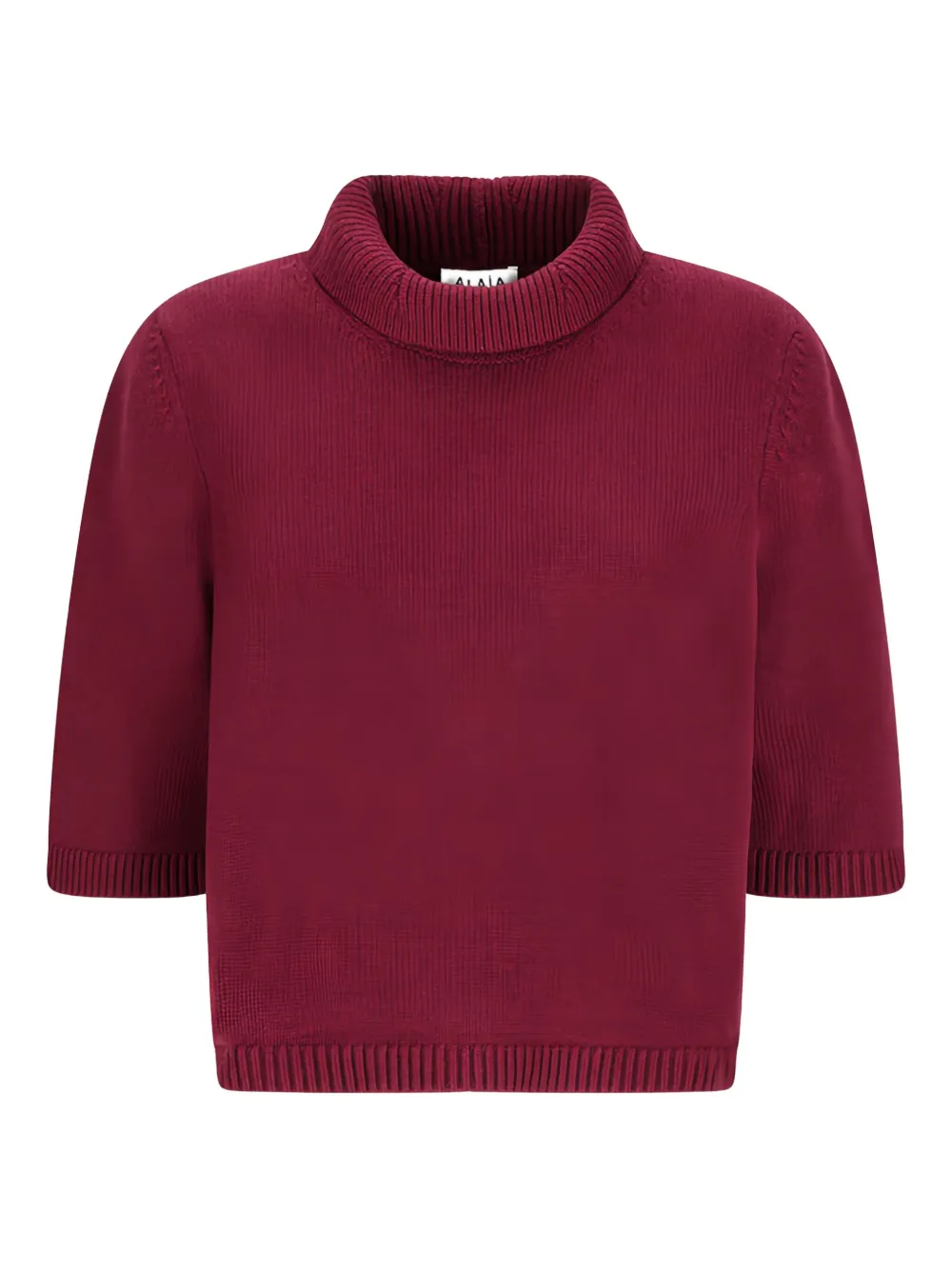 

Футболка с высоким воротником Alaïa, красный