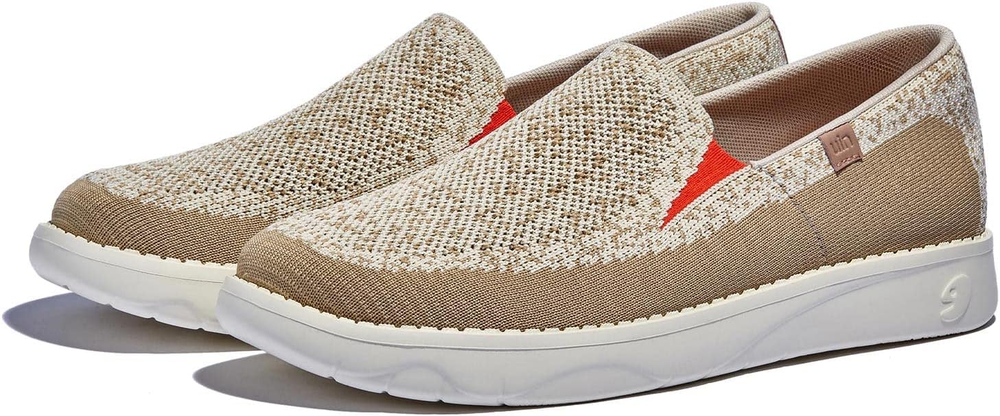 

Мужские лоферы UIN с художественной росписью, слипоны для повседневной носки и путешествий, легкие и удобные, кроссовки для ходьбы, серия Tarragona, Tarragona Ⅱ- Cappuccino