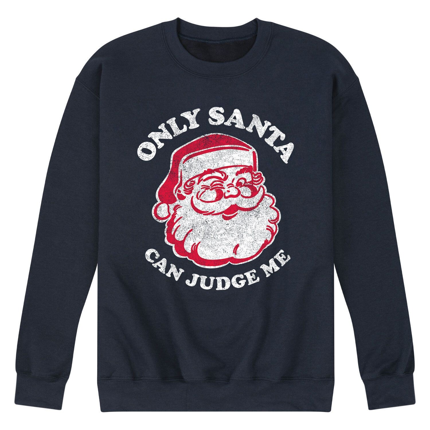 

Мужской свитшот Only Santa Can Judge Me Licensed Character