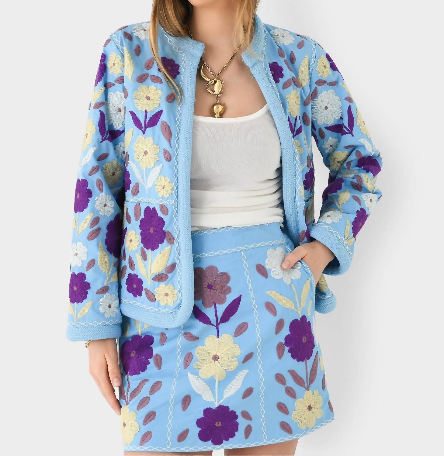 

Куртка Tady синего цвета Antik Batik