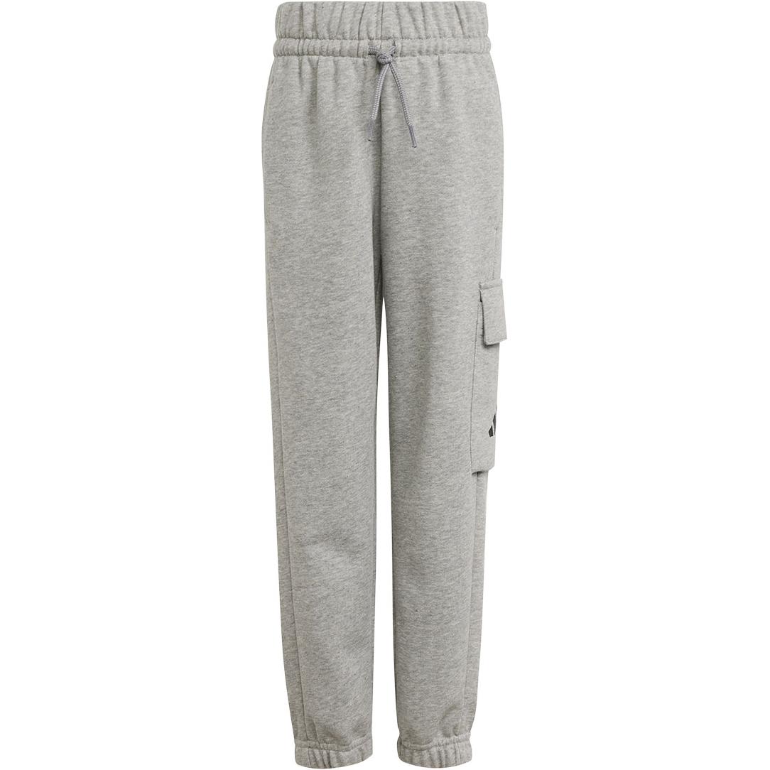 

Детские вязаные спортивные штаны для детей 3-7 лет gray Adidas, серый