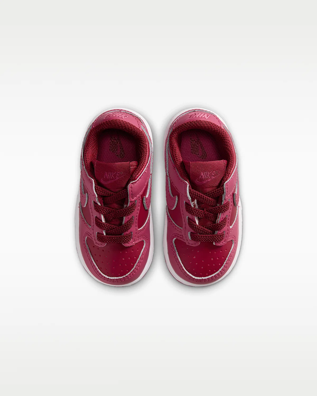 Кроссовки Nike Dunk Low для малышей, Team Red/Sweet Beet/White/Sweet Beet — фото 4