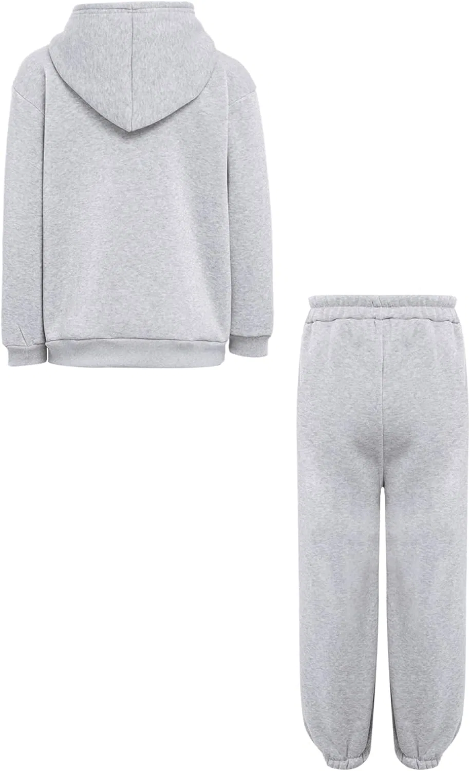 Детский спортивный костюм с принтом YiZYiF, серый — фото 2