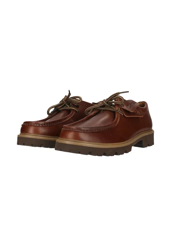 Ботинки Cleyhill seam lace ups Clarks, коричневая кожа — фото 2